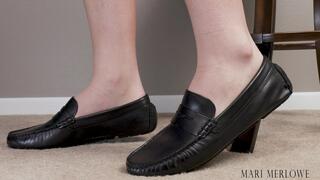 Loafers Dangle and Tease - Mari Merlowe WMV
