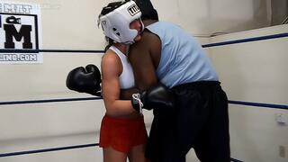 Hotstuff Hollie Mixed Sparring vs Darrius Remastered