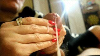 Handjobs with oval red nails , cumshots , cumplay WMV