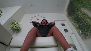 The smell of my sneakers inside and my feet aa