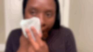 Putting Clay on my Face