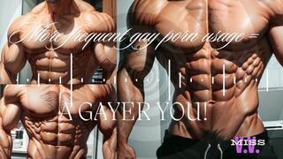 MP4 VERSION More Frequent Gay Porn Usage = A Gayer You