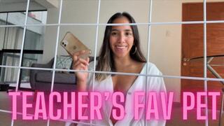 TEACHER'S FAV PET Pet play Caged POV Expose Play