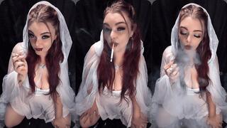 Cum for your Smoking Goddess ~ JOI