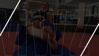 KARATE GIRL CAN GRAPPLE!