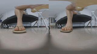 3DVR 180-degree ERR smoking sandals flatten the dwarf