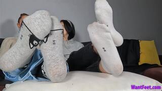 Feet in Socks - Soles - HD MP4