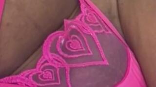 body And Outfit Check In A Pink Bra And Panty