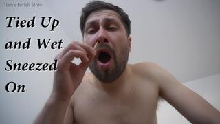 Tied Up and Wet Sneezed On 1080p - Toms Fetish Store