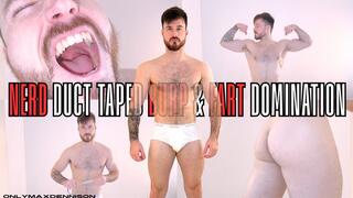 nerd duct taped burp & fart domination
