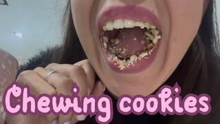 Chewing cookies + ASMR