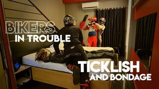 Bikers in Trouble (1080p) Ticklish - Gay Bondage - Gay Domination - Gear - Leather Biker