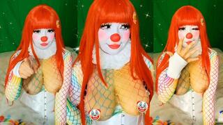 Big Boob Clown Tease featuring Boobee