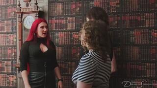 Law Students: Painfully Punished - Bunnie Stevens, Becci Beyond, Miss Jessica Hyde, embarrassment, spanking, nude spankee