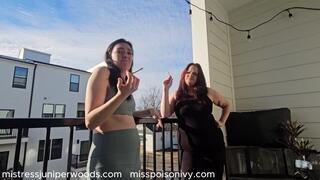 Double Domme Human Ashtray