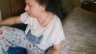 ALIEN KICKS HARD IN HER BELLY
