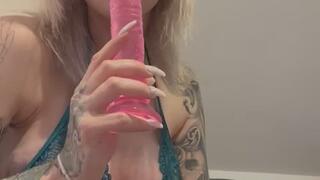 Cock sucking practice