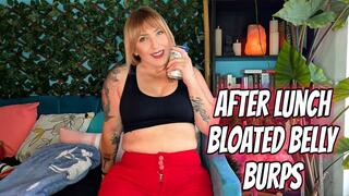 After Lunch Bloated Belly Burps