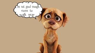 Leashed and worthless , owned in public