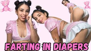 Farting in diapers