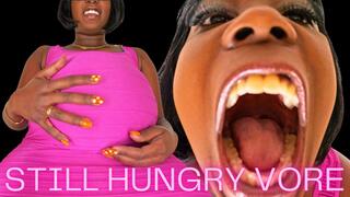 Still Hungry on V-day ft Queen Ava - A same size vore scene featuring: mouth fetish, big belly, femdom pov, brat girls, tongue fetish, digestion, and consumed - 4K MP4