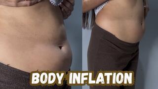 Body Inflation, Inflating and deflating the belly