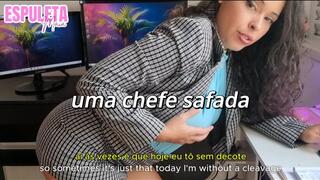 Guided handjob - POV - a naughty boss asked for a work meeting