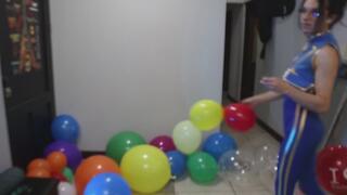 Owllete mass pops balloons