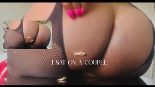 I Sat On A Couple - Unaware Giantess Ebony Ass Smothering