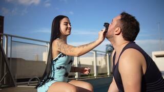 Priscila Stinky Foot Humiliation Outdoor ! 4K CINEMA CAMERA ULTRA QUALITY