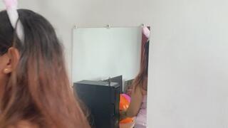 NICKY GIVES A BIG BLOWJOB TO IS DADDY