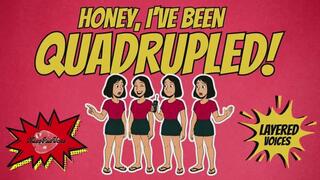 Quadrupled! Clone Girl Transformation Audio Layered Sounds Flip Flops & Footplay ASMR