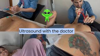 Ultrasound + the doctor checks my belly and discovers xxx