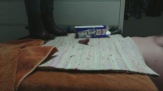 Trampling through trash while blindfolded