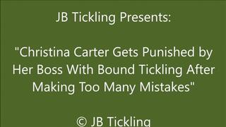Christina Carter Tickled for Being a Bad Secretary - HD