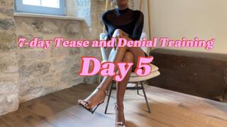 7-day Tease and Denial Training (DAY 5)