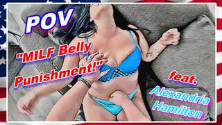 POV: MILF Belly Punishment!