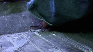 Very hard warmup revving in my brown ass stompers