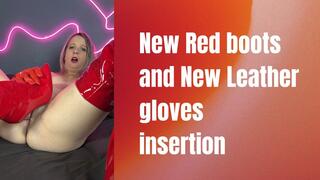 insertion my new red boots