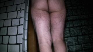 Hot Wife Locks Up H?s Slave In A Gloryhole Box And Jerks And Sucks Him Off Till He Cums! (1st half mp4)