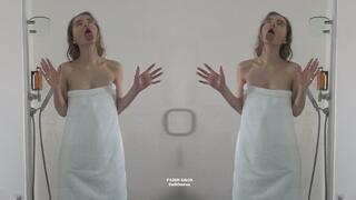 GOT STUCK IN THE MALE PUBLIC SHOWER - CHEAP LOSER PRICE