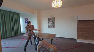 Punishmemt after try out MY new nipple clamps