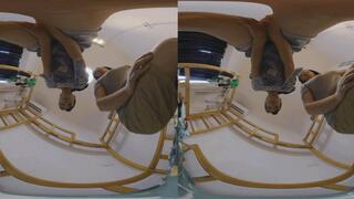 3D VR360 GIANTESS GAOYU and MARTINA buttocks flattened the dwarf towards