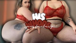 His Whore, Your Humiliation Fantasy – Bratty Curvy Dominatrix in Red Lingerie Femdom POV