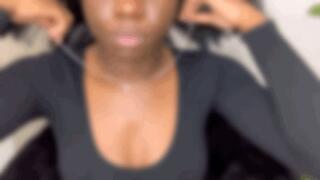 Trying on Choker Necklaces