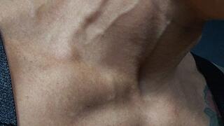 Neck Veins of Power: Watch My Strength Pulse Through Me