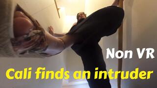 Giantess Cali finds an intruder- NonVR