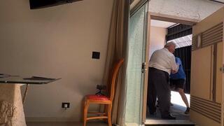 Submissive on the floor: Time for payment