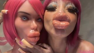 RubyDollLipz's Lipstick #5+Soft Sex Doll Head
