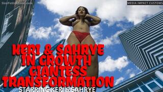Keri and Sahrye in Growth Giantess Transformation CL